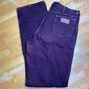 Vintage Wrangler high waisted jeans, beautiful RARE color, size 36x36